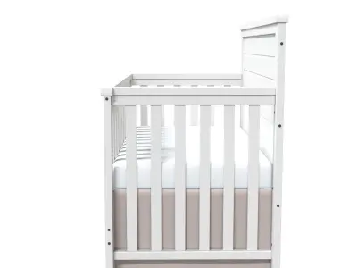 Crib Bambibaby Free 3D model