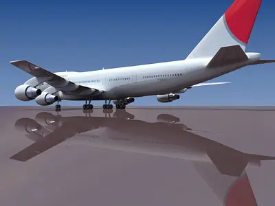 JAL Japan Airlines 3D model