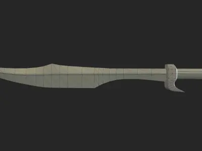 Spartan Sword Low-poly 3D model