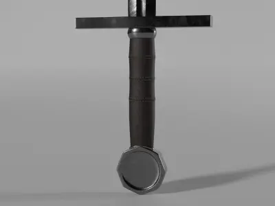 Realistic Medieval Sword 3D model