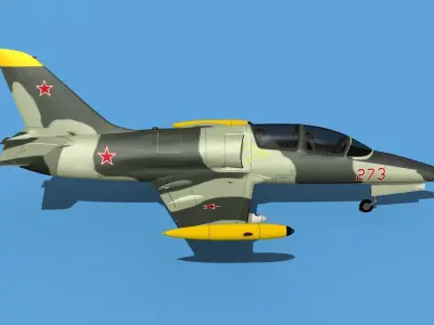 Aero Vodochody L-39C Albatross Russia 4 3D model