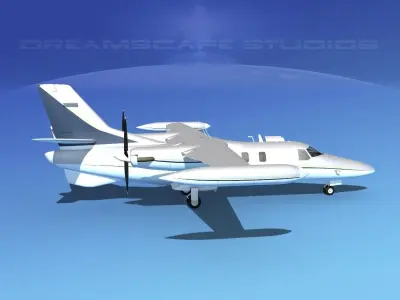 Dreamscape AF-46 Turbo Star Executive V04 3D model