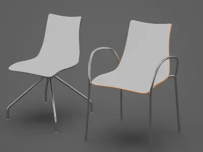 Tenarchstudio Zebra Bicolore Render ready  Free 3D model