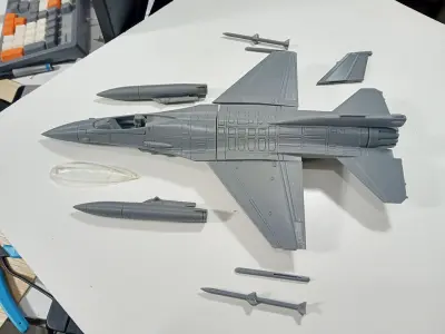 F-16 FIGHTING FALCON SCALE 1-72 PRINTABLE STL FILES 3D print model