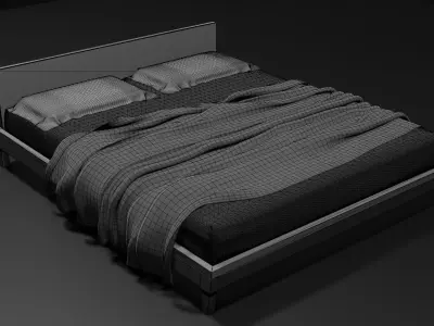Sleeping Bed  Free 3D model