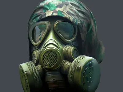 Helmet 3d model military combat Military scifi Low-poly 3D model order