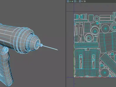 Drug Dispenser Game Ready Low-poly 3D model