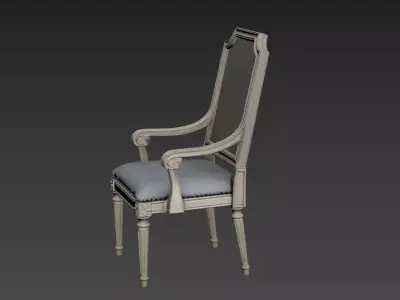 132- Chinese Style Scene - Free 3D Model of Chair 2 Free 3D model