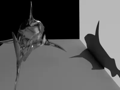Glass Shark model 3D model