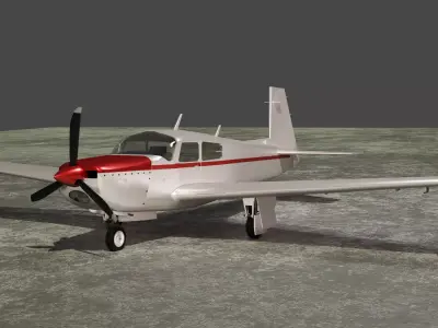 Mooney M20J 3D model