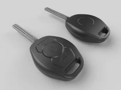 Car Key LP 01 Low-poly 3D model