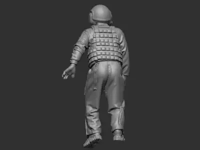 USA Modern Tankman 2 3D print model