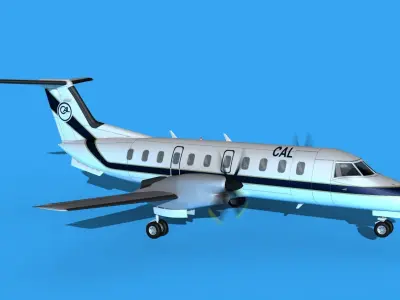 Embraer EMB120 CAL 3D model
