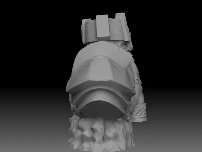 Dwarf statue 3D print model