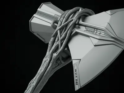  Storm Breaker  Avenger Endgame Thors Weapon 3D print model