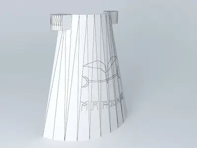 cape a epaulette Free 3D model