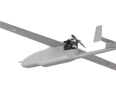 Granat-4-E portable remote monitoring drone 3D model