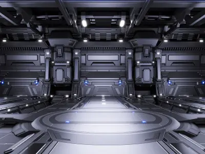 Sci-fi Scene for renders - The Last Star 3D model