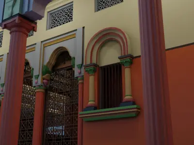 SankatMochan Hanuman Temple 3D model