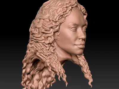 Zoe Washburne Gina Torres 3D print model