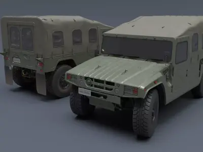 JGSDF Japan Ground Self-Defense Force Koukidousha 3D model