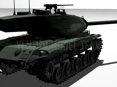 M-41 Walker Bulldog 3D model