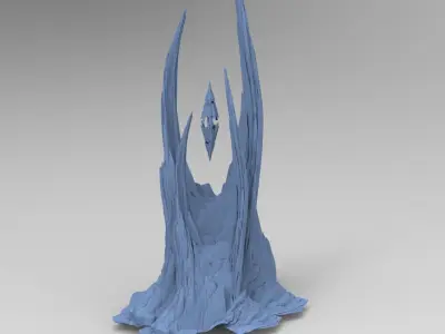 Dantes Inferno Great Dance Rocks 2 3D model