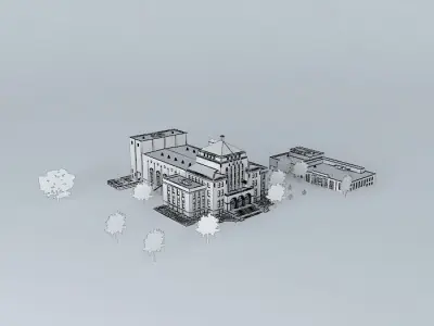 City Hall Free 3D model