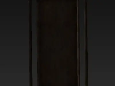 Wooden Table Food Roman Low-poly 3D model