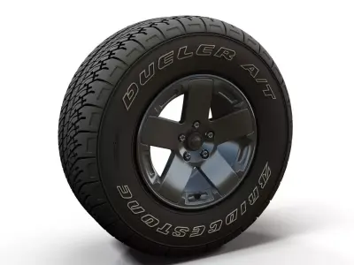 Offroad Wrangler wheel 3D model