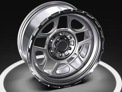 AVS Progressive 4x4 Wheels 3D model