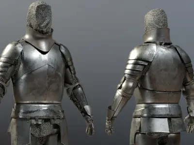 SOLDIER Medieval Knight 3D model