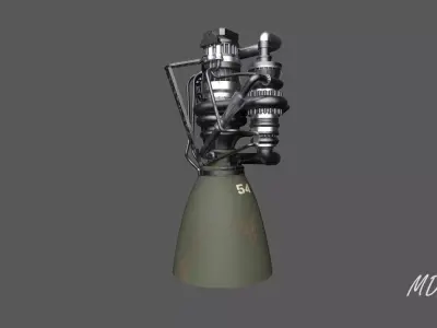 Raptor Engine  3D model