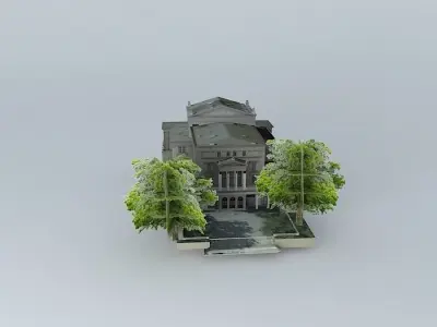 Arkadia building Free 3D model