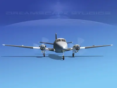 Beechcraft B99 Northeastern Express 3D model