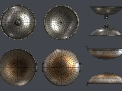 The Wok Low-poly 3D model