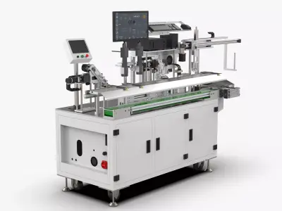 Fully automatic USB TYPE-C Welding Inspection Machine 3D model