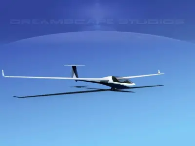 Glaser-Dirks DG-300 Glider V13 3D model