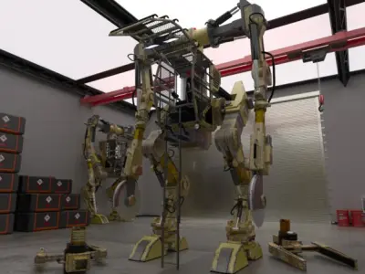 Utility Mech 0001 3D model