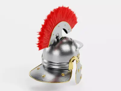 Centurion Helmet - Roman Armor Equipment 3D model