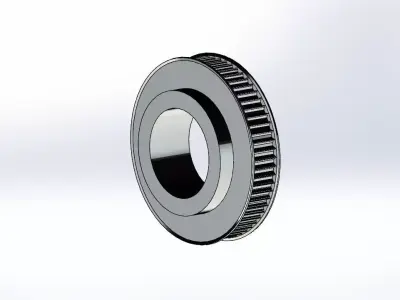  engine belts wheel 3D model