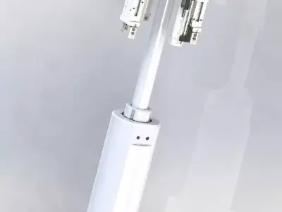 Long stroke cylinder application mechanism 3D model