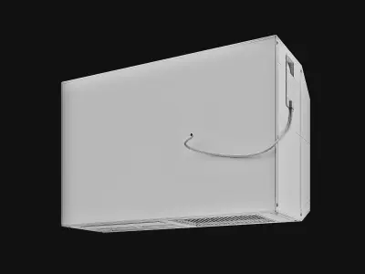 Sci-Fi air conditioner 02 Free 3D model