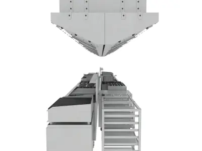 Commercial Kitchen Set 3D model