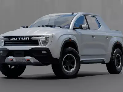 Generic Midsize Pickup Truck 3D model