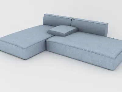Dessales Furniture Sofa Free low-poly 3D model