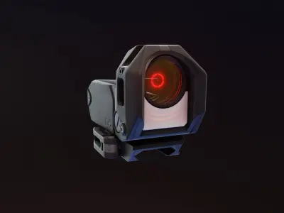 Mepro m22 Reddot Low-poly 3D model