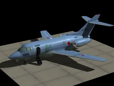 Japan Air Self-Defense Force U-125A Rescue Search Aircraft 3D model