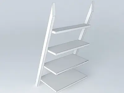 Ladder bookshelf Free 3D model