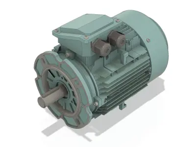 3 Phase AC induction motors - Frame size 100 3D model